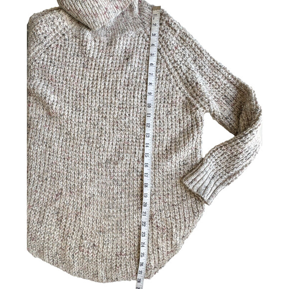 Free People Dylan Tweedy Size XS Chunky Knit Blend Tunic Sweater - Picture 8 of 10